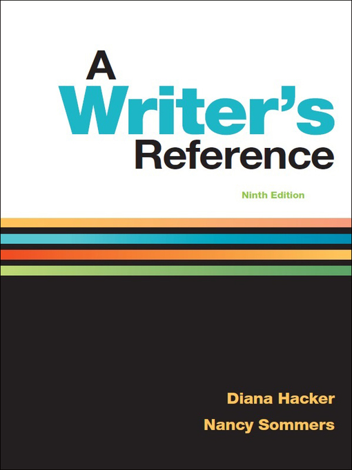Title details for A Writer's Reference by Diana Hacker - Wait list